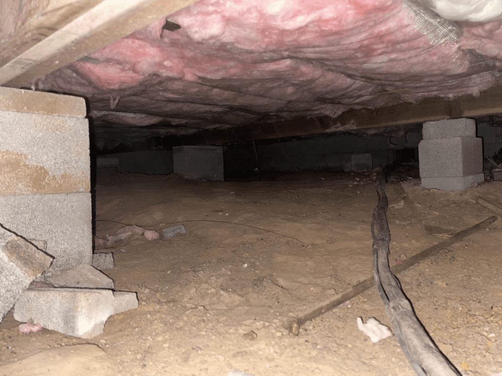 a crawl space insulation project by Elite Insulation Specialist