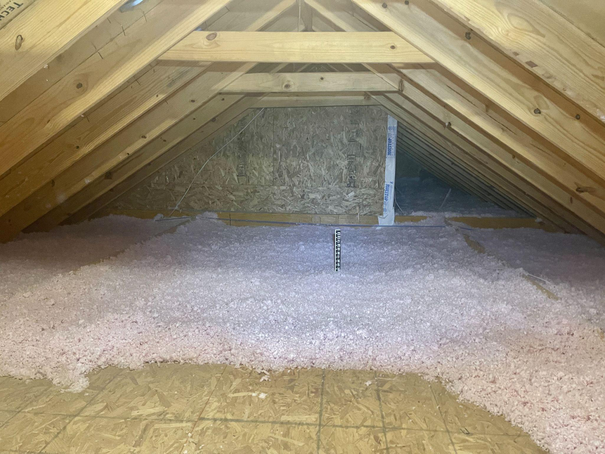an insulated attic