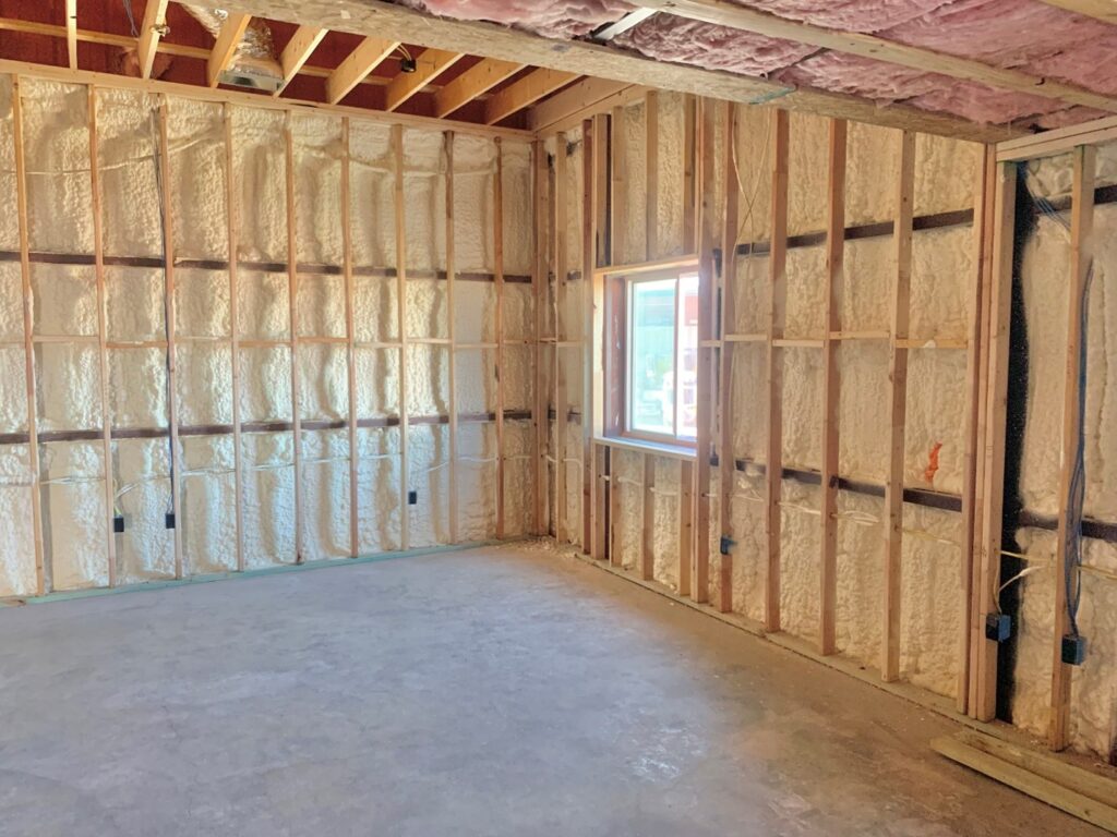 open cell foam insulation by Elite Insulation Specialist. 