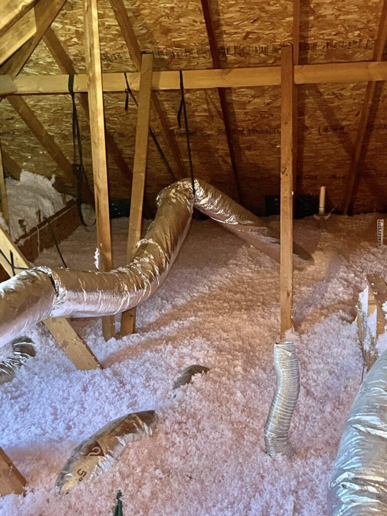 Professional attic Insulation installed by Elite Insulation